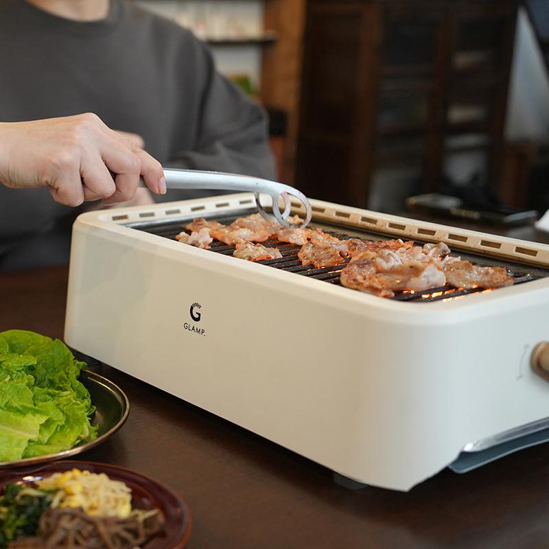 焼肉グリル GLAMP. グランプ 超少煙グリル SG-01 特典付 煙が 焼肉グリル GLAMP. グランプ 超少煙グリル SG-01 特典付 煙が