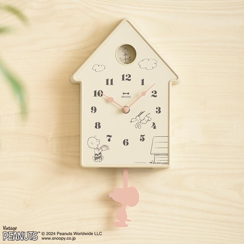 BRUNO（ブルーノ） 振り子時計 BRUNO PEANUTS モビールクロック BCW048