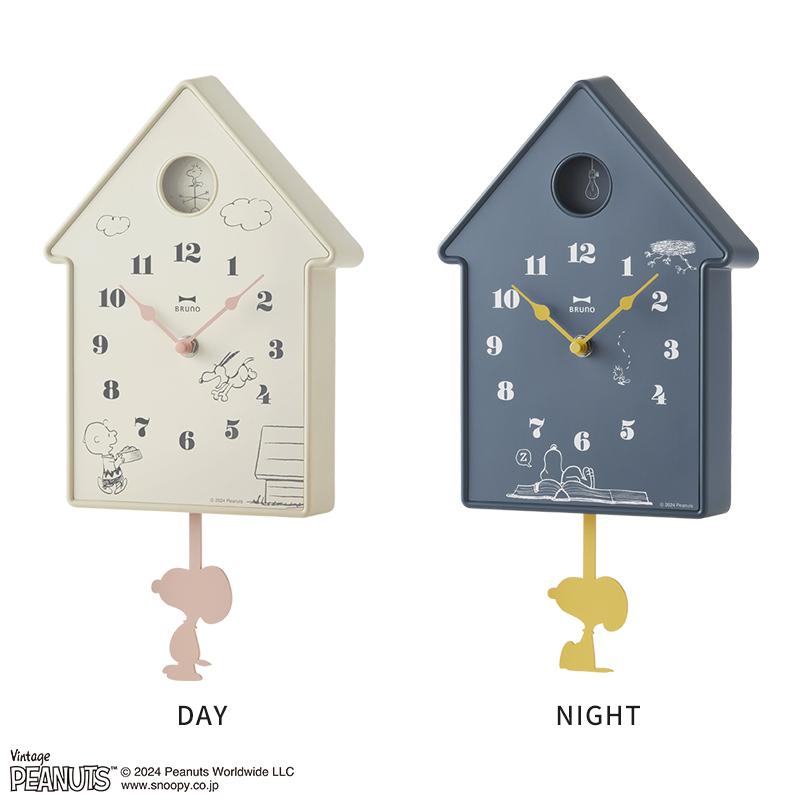 BRUNO（ブルーノ） 振り子時計 BRUNO PEANUTS モビールクロック BCW048