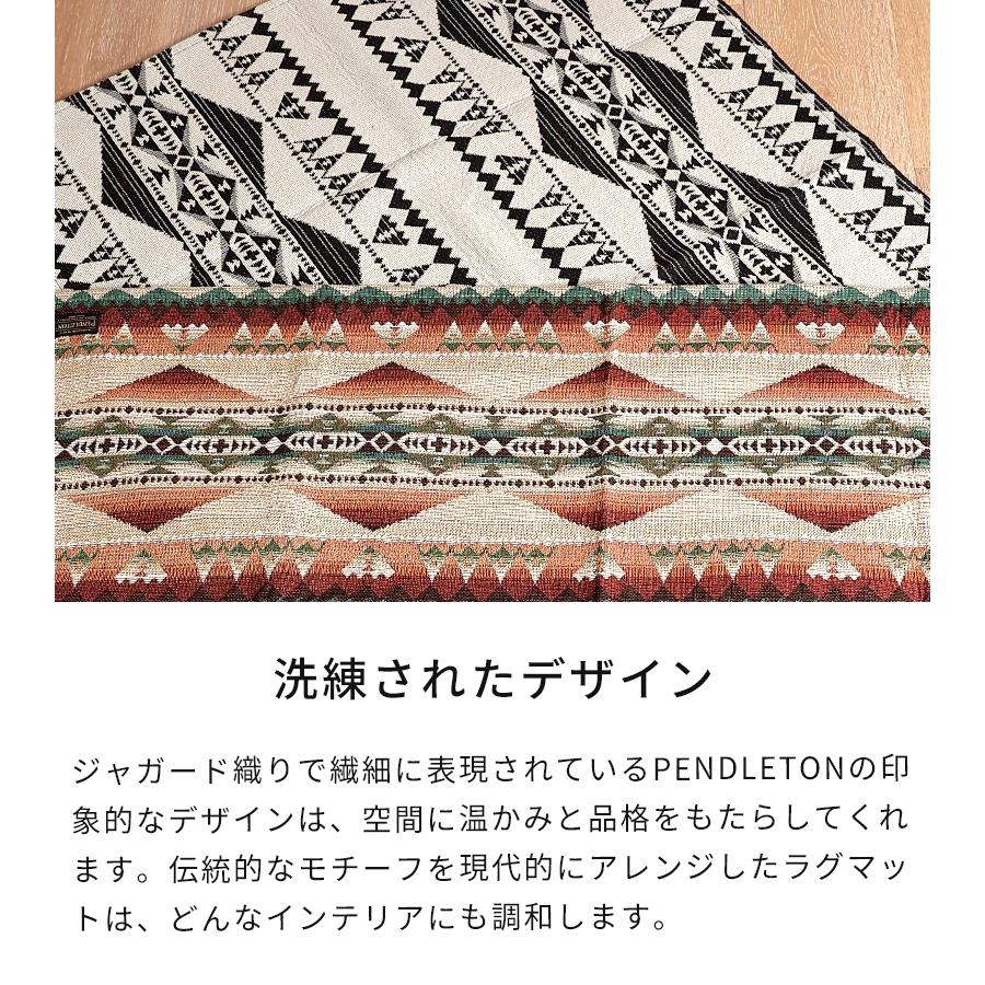 PENDLETON（ペンドルトン） ラグマット ミドルジャガードラグ 90×130cm