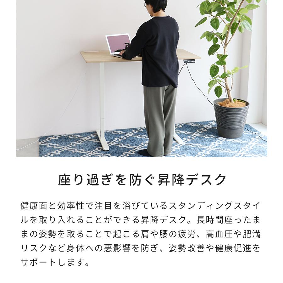 昇降デスク 市場 電動昇降デスク T-3846 昇降式デスク 幅120cm