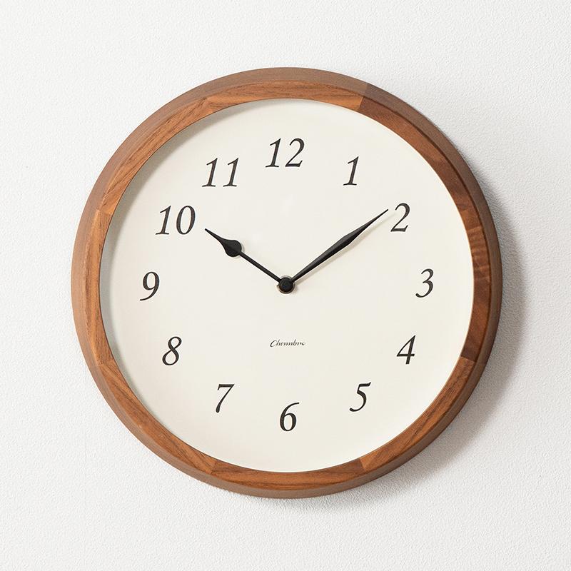 インターゼロ CHAMBRE シャンブル 電波掛け時計　日本製 電波時計 DROP CLOCK WARM GRAY | シャンブル【CHAMBRE】by