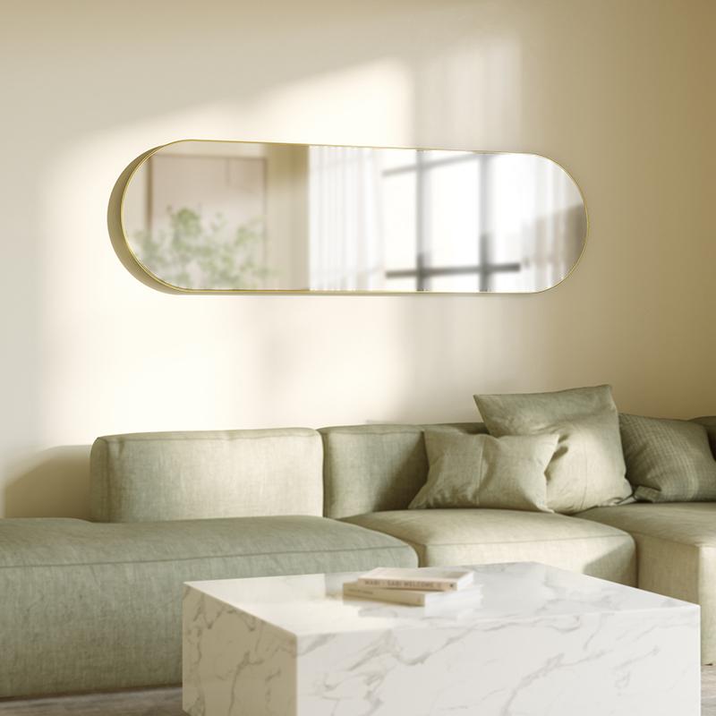 Umbra（アンブラ） 全身鏡 壁掛け フーバ ピル ミラー 157x45cm