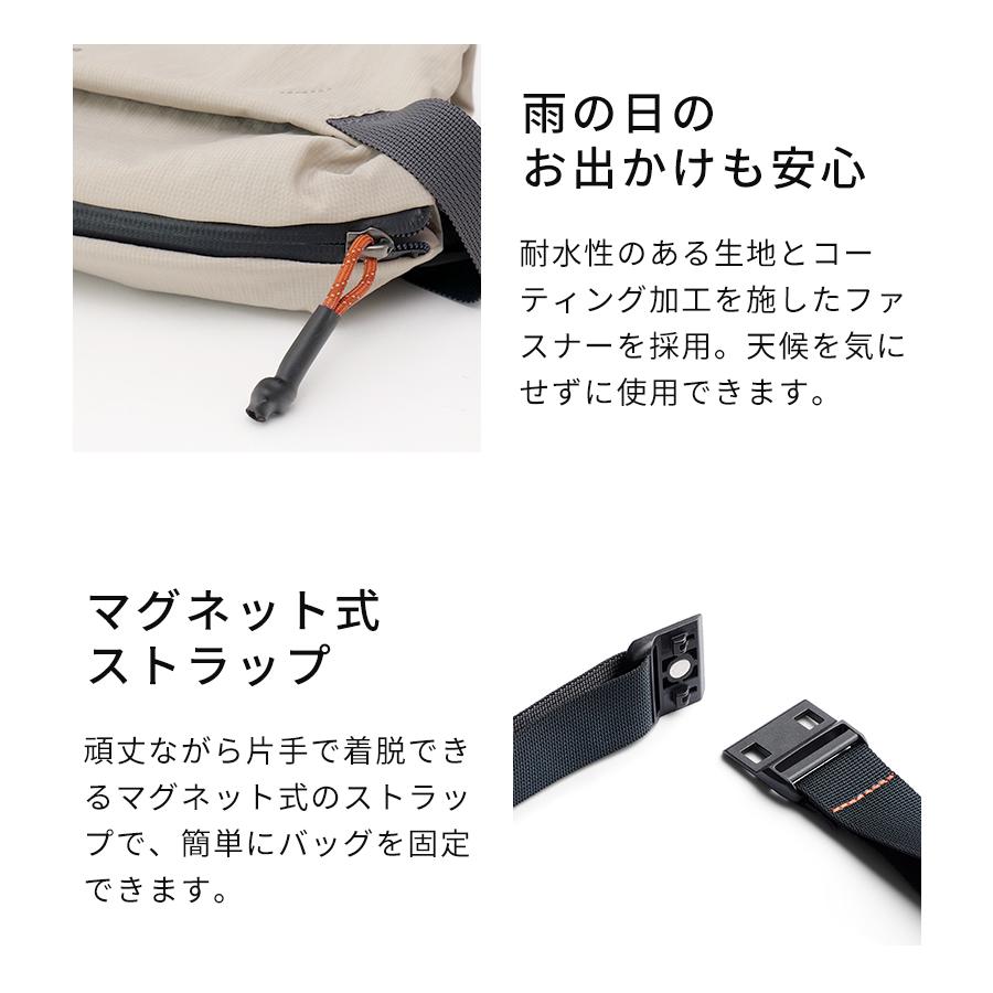 ボディバッグ bellroy Lite Sling ベルロイ ライトスリング BLLA 7L 特典付 ショルダーバッグ スリングバッグ メンズ レディース 斜めがけ 肩掛け 軽量 シンプルの画像