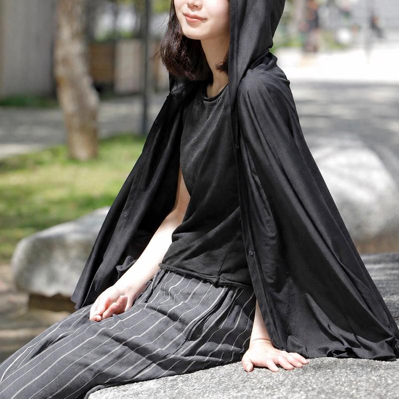 冷感ポンチョ UVカット ソーレス SOLLESS ULTRA COOL UV PONCHO SL