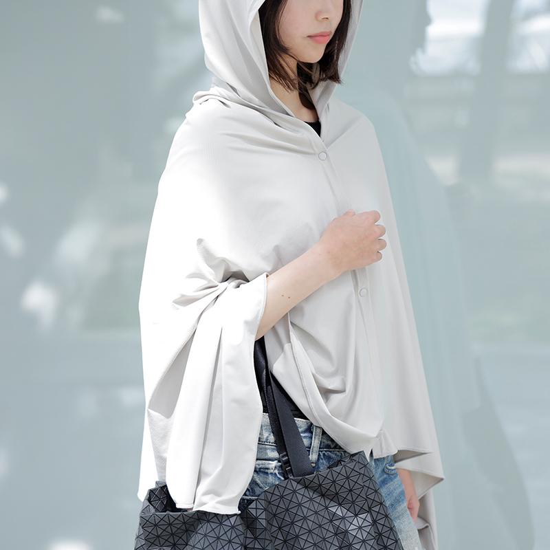 冷感ポンチョ UVカット ソーレス SOLLESS ULTRA COOL UV PONCHO SL