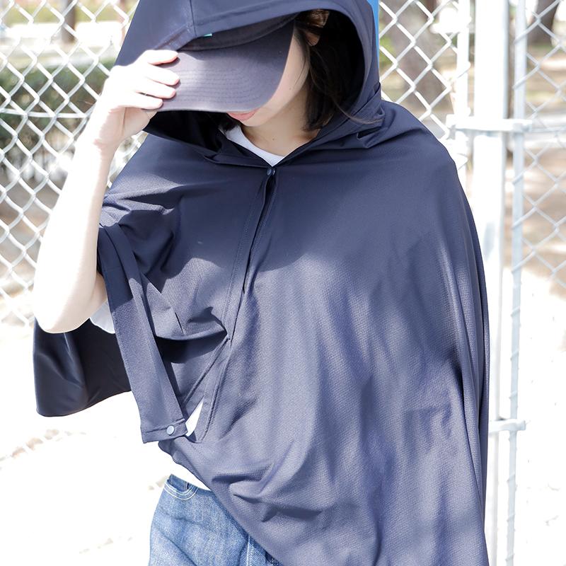 冷感ポンチョ UVカット ソーレス SOLLESS ULTRA COOL UV PONCHO SL