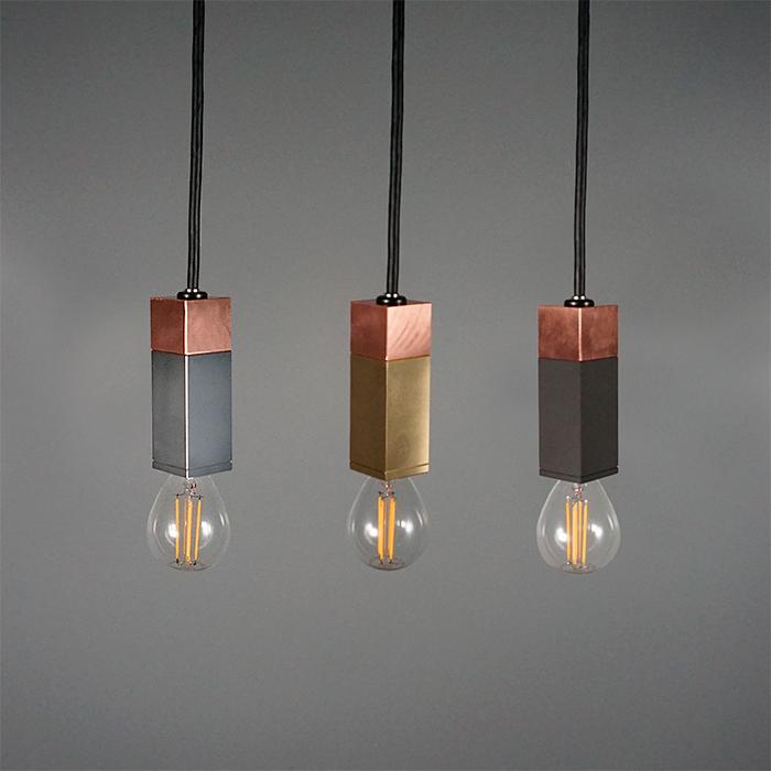 CTSH LIGHT COPPER×PERKER×SQUARE　E17照明，ライト，ペンダントライト，アイアン，金属ペンダント，金属照明，キッチン，ダイニング_3