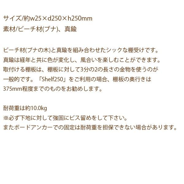 Beech Paint Shelf 250 シェルフ 棚 アクシス 壁面収納 ビーチ材 真鍮 インテリア デザイン おしゃれ HS2420