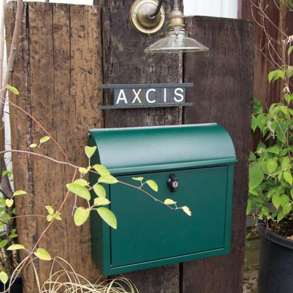 ポスト　郵便ポスト　郵便受　メールボックス　オフィス　壁掛け　アクシス　玄関　タテ開き　A4サイズ　ルーフィングポスト　ダイヤル　SOHO　axcis　AXS