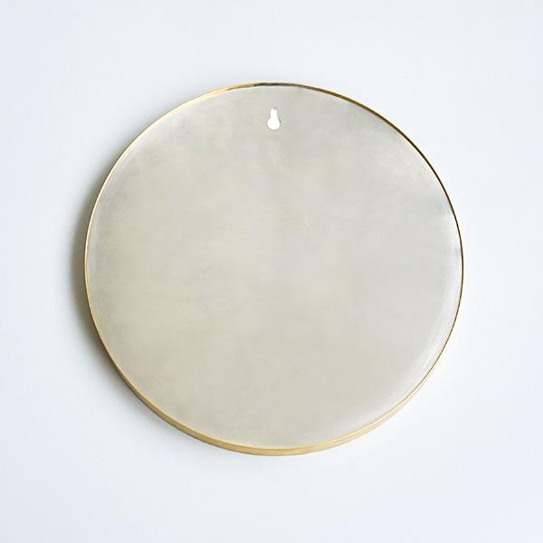 Brass round mirror 320 鏡 かがみ ミラー 真鍮 トイレ 洗面所