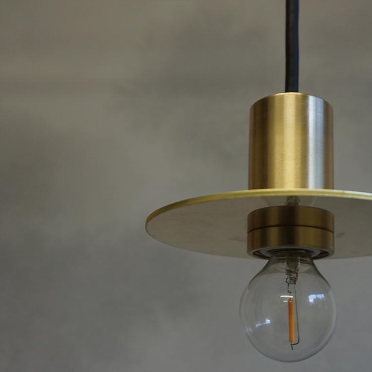 真鍮色 ペンダントライト 円錐型 ブラス E17 4個セット ペンダント