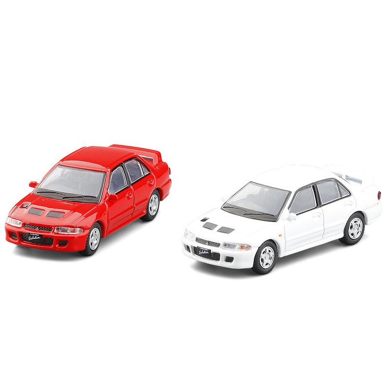 ミニカー　1／64 トラック　2セット W2022465 ミニカー 1:64スケール ダイキャスト 1993三菱ランサー
