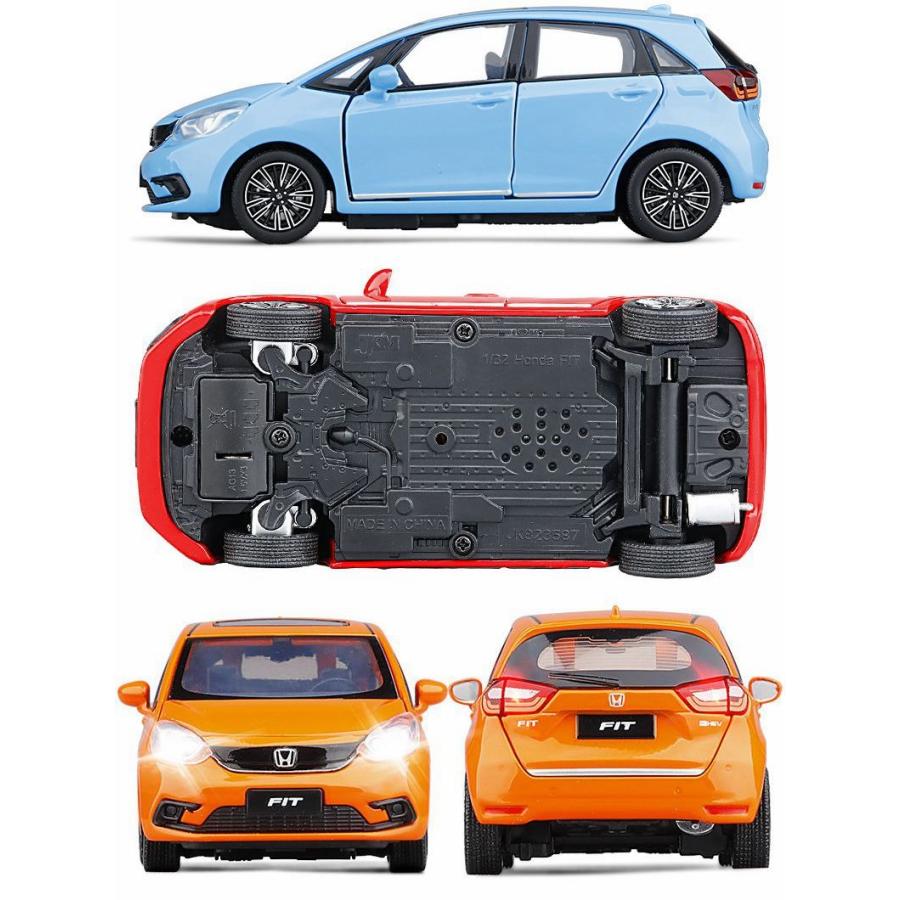 W202259ミニカー ホンダフィット 1:32スケール おもちゃ 子供