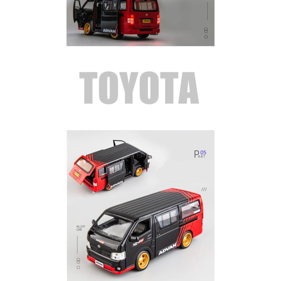 W2022733 ミニカー トヨタ ハイエース HIACE 1:32スケール W2022733 ミニカー トヨタ ハイエース HIACE 1:32スケール