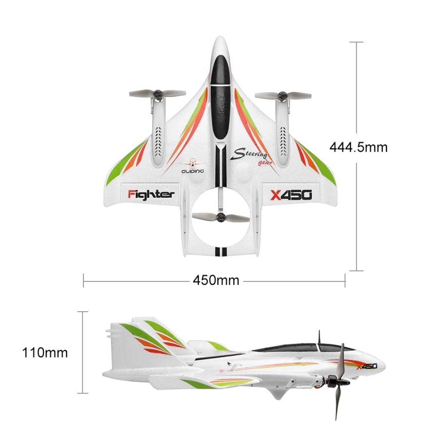 W20230062 ラジコン 飛行機 グライダー Wltoys xk X450 2.4 W20230062 ラジコン 飛行機 グライダー Wltoys xk X450 2.4