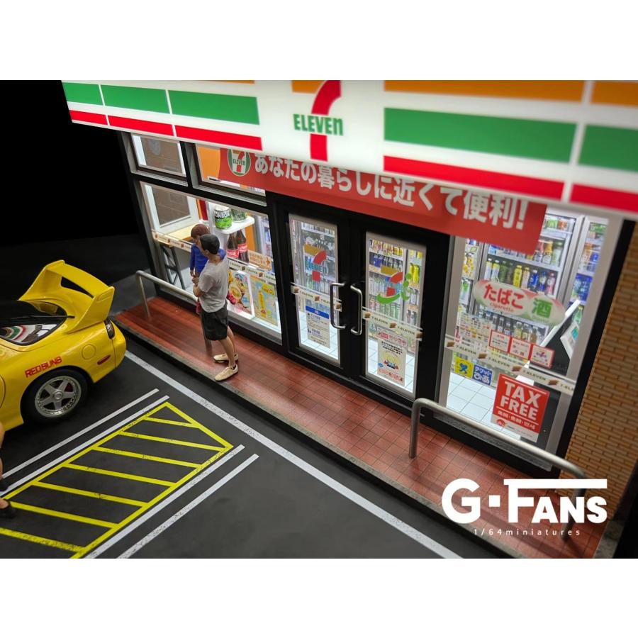 W20230291 模型 ジオラマ 1/18スケール コンビニ 駐車場 看板 W20230291 模型 ジオラマ 1/18スケール コンビニ 駐車場 看板