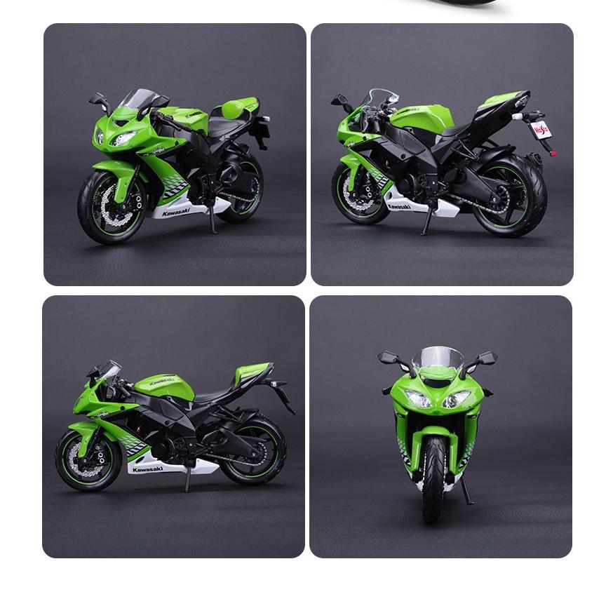 W20230376　ミニカー 　バイク　kawasaki Ninja ZX-10R ニンジャ　カワサキ　 1:12スケール  　　　　｜hotei-fukumimi｜03