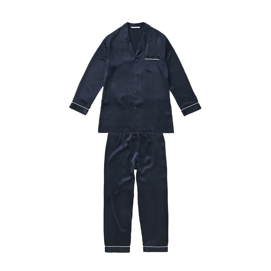 パジャマ メンズ シルク100 ナイトウェア 上下セット 19匁シルク 19silkpjm ホテルライクインテリア 通販 Yahoo ショッピング