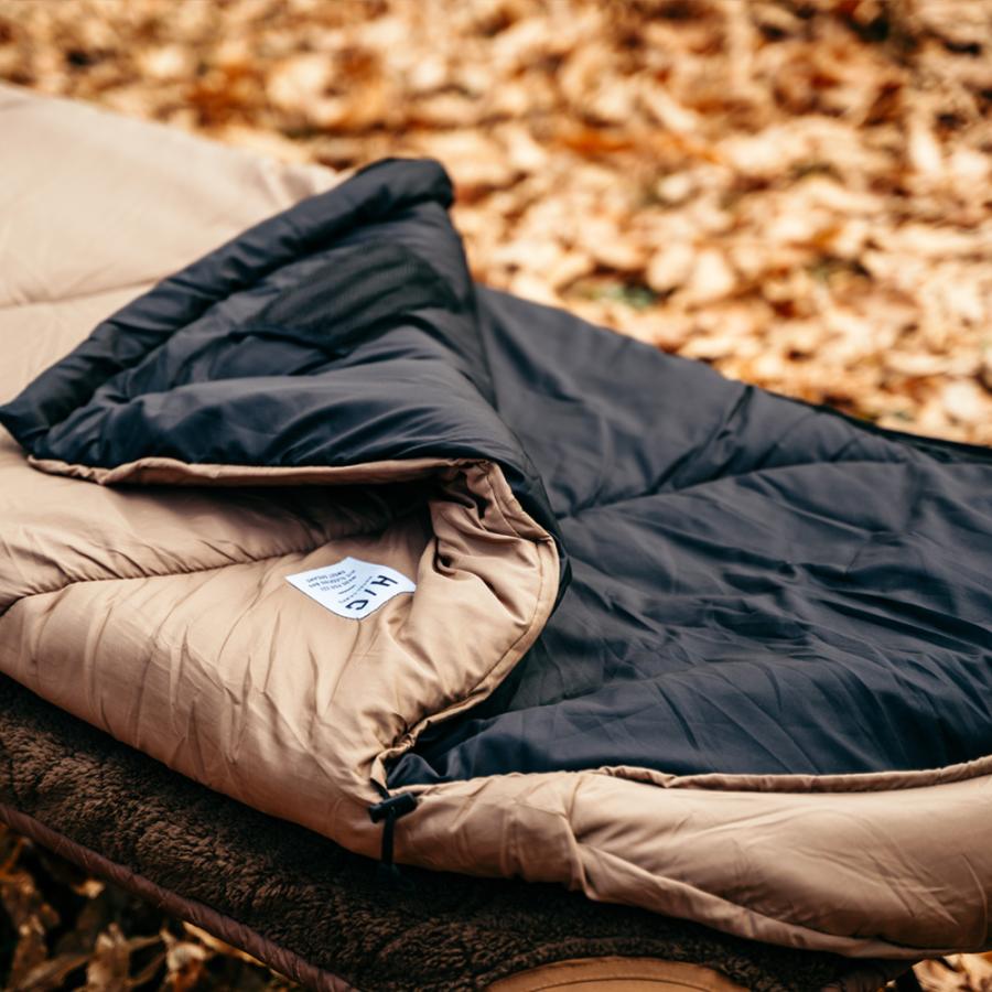 H/C HOTEL CAMPS ブラック寝袋 ホテル　キャンプ　シュラフ ホテルキャンプス｜HOTEL CAMPS ホット スリーピングバッグ