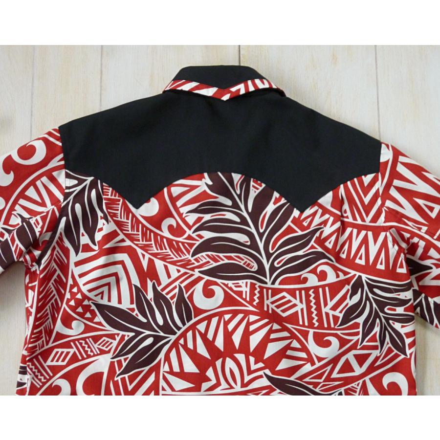 ロカビリーシャツ パーム 幾何学模様 Mlサイズ 赤系 19sh06br Hot Heart Rock 通販 Yahoo ショッピング