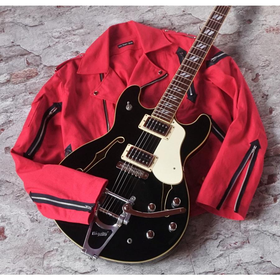 ライダース ジャケット ZIP レッド : Hot Heart Rock - 通販 - Yahoo