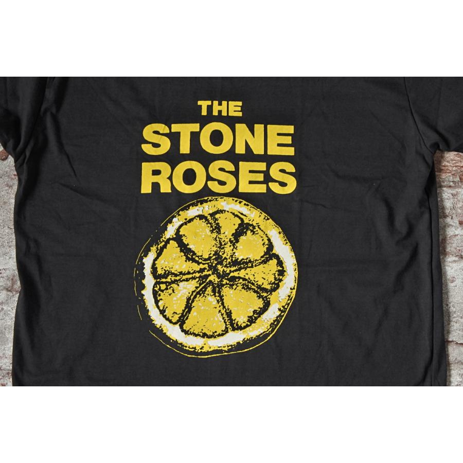 T-シャツ The Stone Roses レモン Mサイズ 濃グレー : Hot Heart Rock