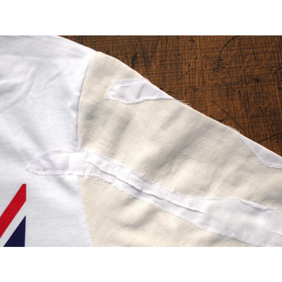 長袖 Tシャツ God Save The Queen ガーゼ袖 LLサイズ ホワイト : Hot