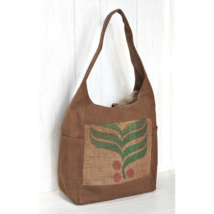 ショルダーバッグ コーヒー豆麻袋 赤玉 : Hot Heart Rock - 通販  