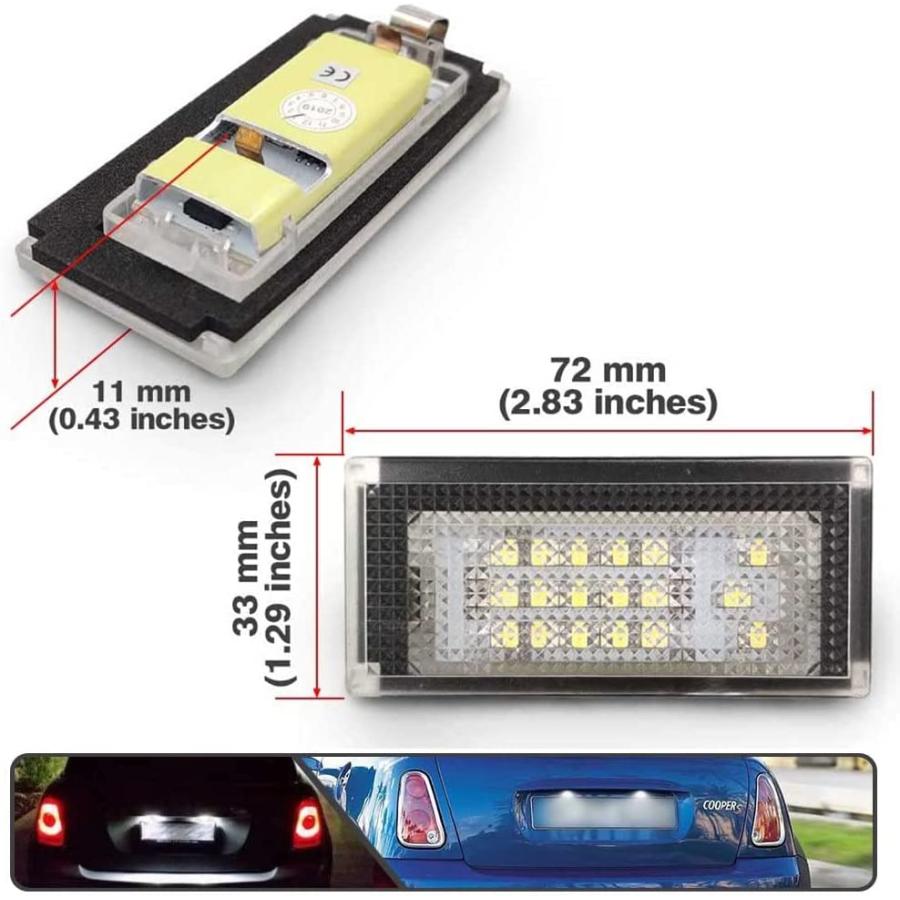 BMW MINI ミニ R50 R52 R53 キャンセラー内蔵 LED ナンバー灯