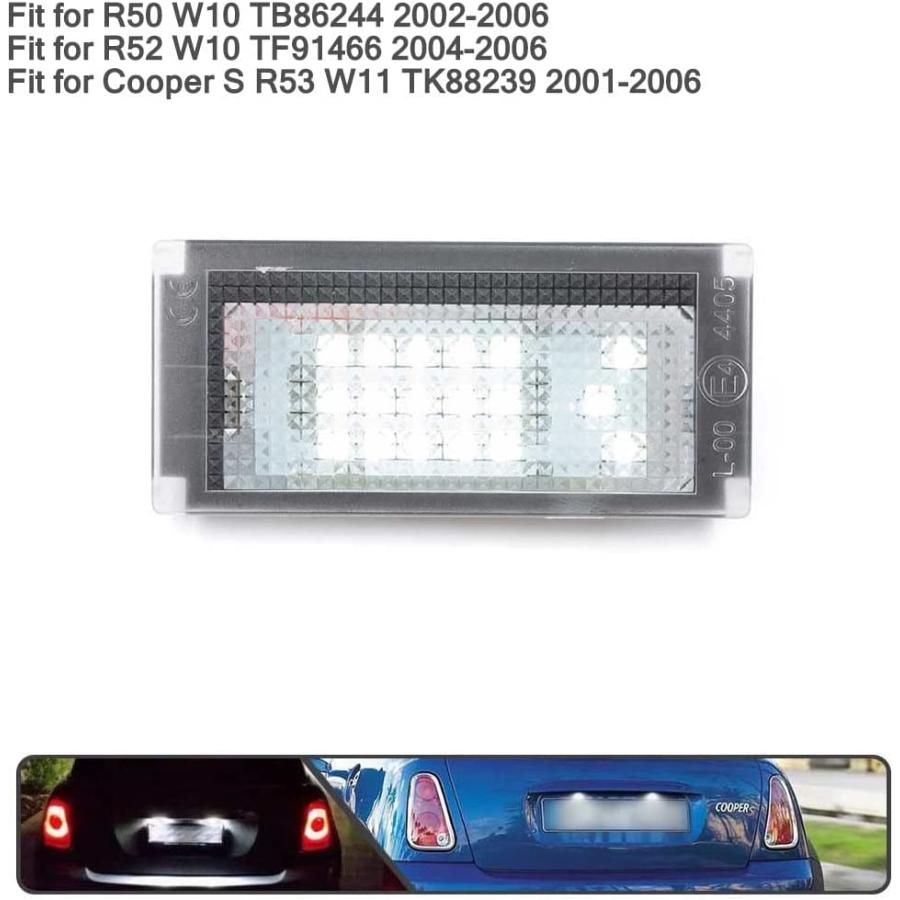 BMW MINI ミニ R50 R52 R53　キャンセラー内蔵 LED ナンバー灯 ライセンスランプ　【送料無料】｜hotimp-com｜05