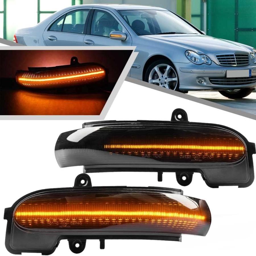 メルセデスベンツ スモークレンズ仕様 W203 Cクラス LED 流れて