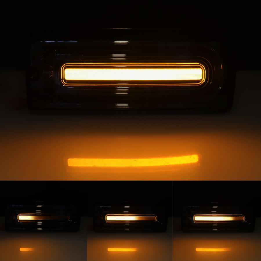 未使用　Gクラス W463 クリスタル　LED スモーク ウインカー テール ベンツ Gクラス W463 クリスタル LEDテールレンズ スモーク