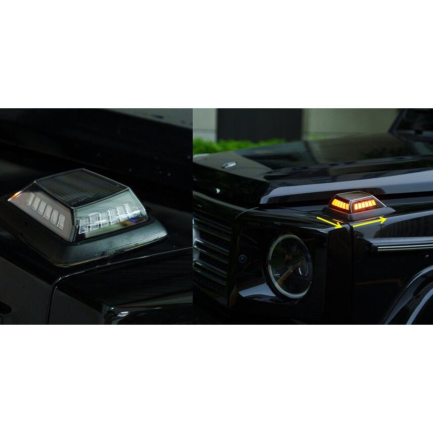 新車外しW463A Gクラス LEDフロントフェンダーウインカーライト左右
