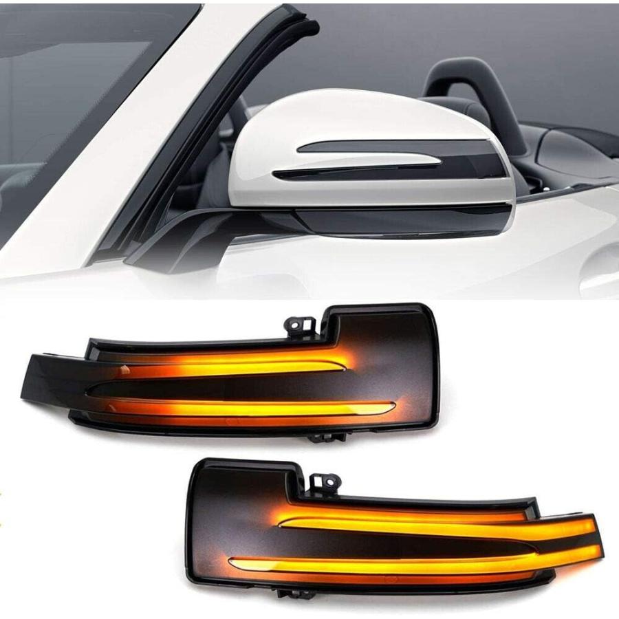 ノーマル点灯との切替SW付 車検対応 ベンツ LED 流れる ドアミラー