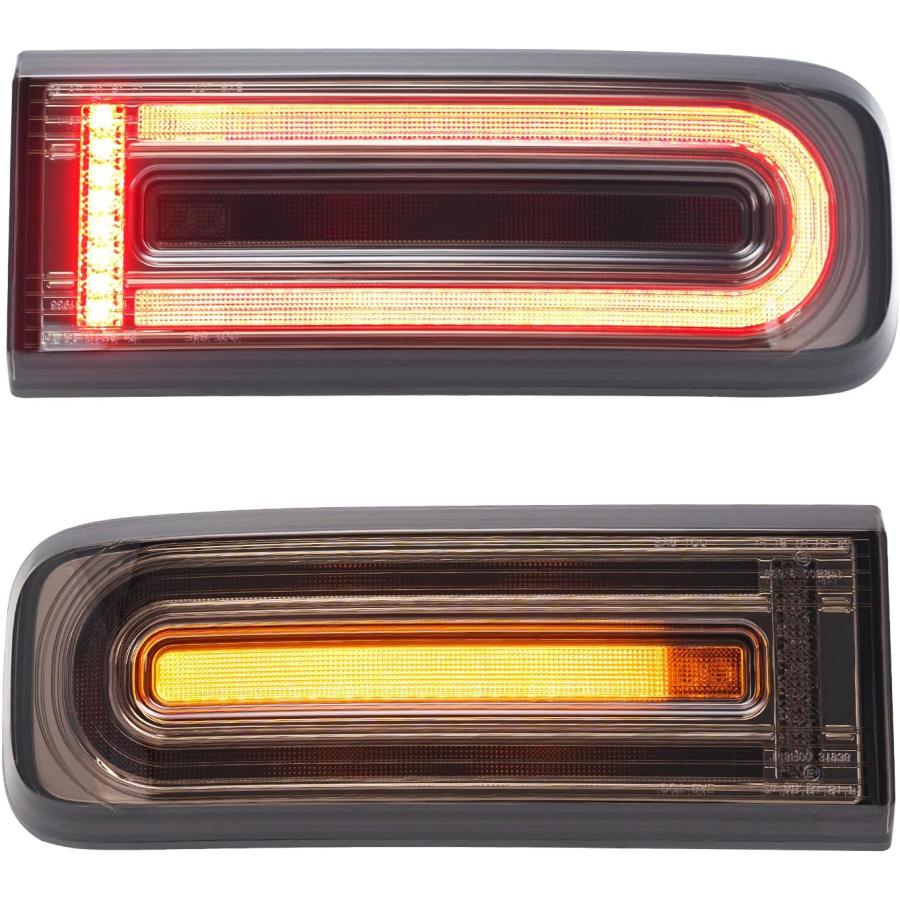 ベンツ Gクラス W463A W465 LED シーケンシャルウインカー テール ベンツ Gクラス W463A W465 LED 流れて光る スモークレンズ