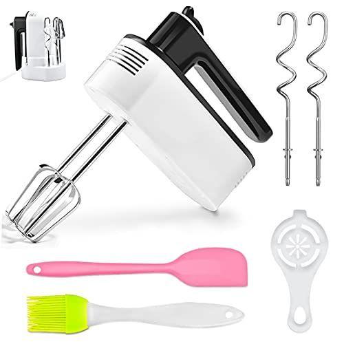 製菓道具8点セット ハンドミキサー 電動 ハイパワー はんどみきさー 泡立て器 電気卵ビーたー 泡立てる 練り粉混ぜる 5段階スピード調節 Hotlife 通販 Yahoo ショッピング
