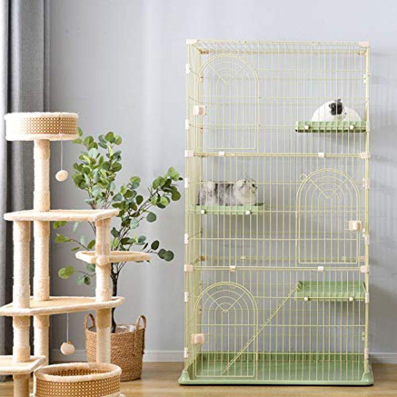猫ケージ キャットケージ ペットケージ 3段 キャット ケージ ペット ケージ 猫ゲージ おしゃれ キャットハウス ネコ ハウス 脱走防止(12332円)
