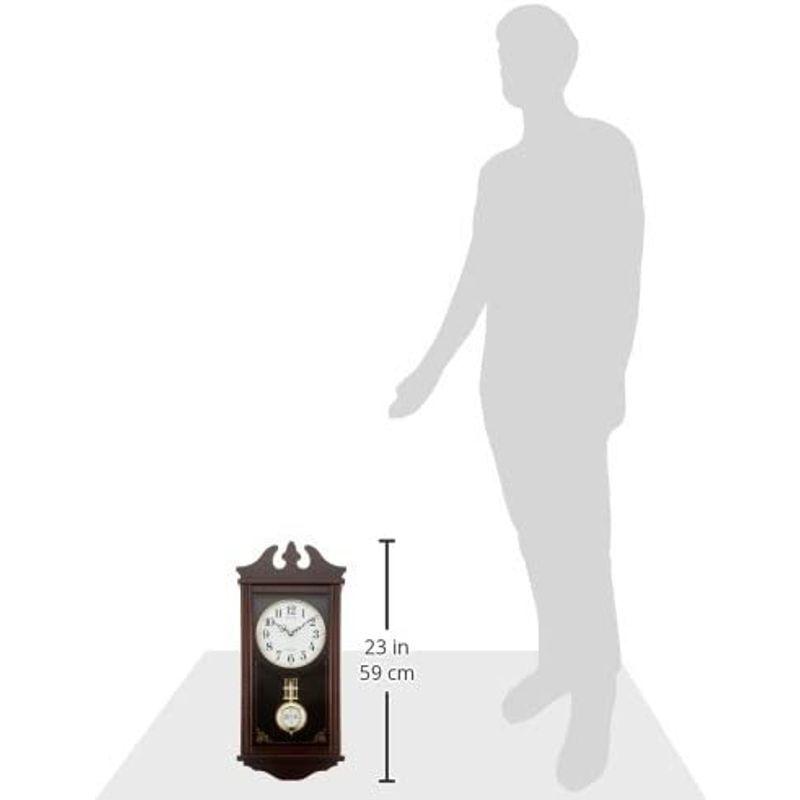 リズム(RHYTHM) 柱 掛け時計 電波 アナログ ペデルセンR 振り子 時報 木 茶 RHYTHM 4MNA03RH06 RHYTHM 掛け時計 柱 電波 アナログ ペデルセンR 振り子 時報 木 茶 4MNA03RH06 サイズ