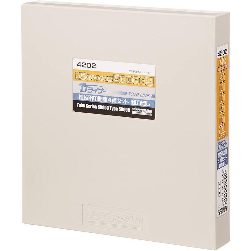 グリーンマックス Nゲージ 4202 東武50090型TJライナー4輛中間増結 (塗装済完成品) Nゲージ 東武50090型TJライナー4輛中間増結 塗装済完成品