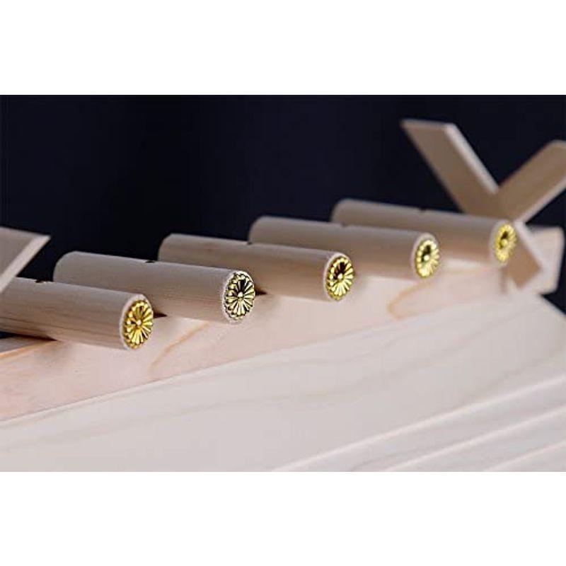 神棚 一社 単品 丸柱付 大神明 美しい、東濃桧 国産 日本製 一社宮 一社造り お社本体サイズ (cm) 高さ44.5 横 cm 神棚 一社 単品 丸柱付 大神明 美しい 東濃桧 国産 日本製 一社宮 一社造り お社本体サイズ 高さ44 横 　 サイズ