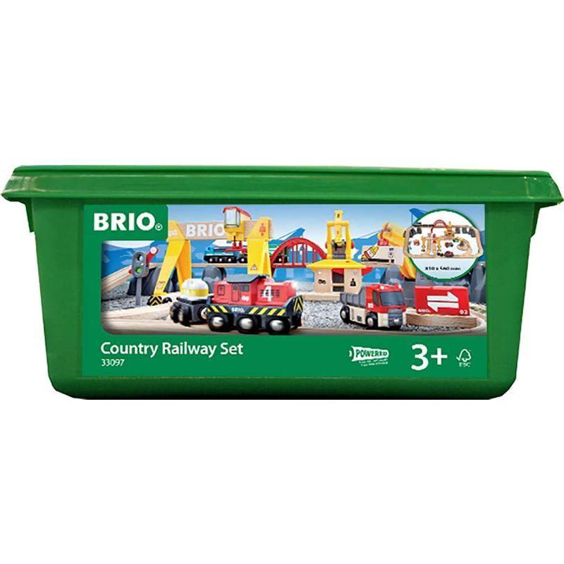 BRIO ( ブリオ ) WORLD カーゴレールデラックスセット 全54ピース 対象年齢 3歳~ ( 電動車両 電車 おもちゃ 木製 WORLD BRIO ブリオ カーゴレールデラックスセット 全54ピース 対象年齢 3歳 電動車両 電車 おもちゃ 木製