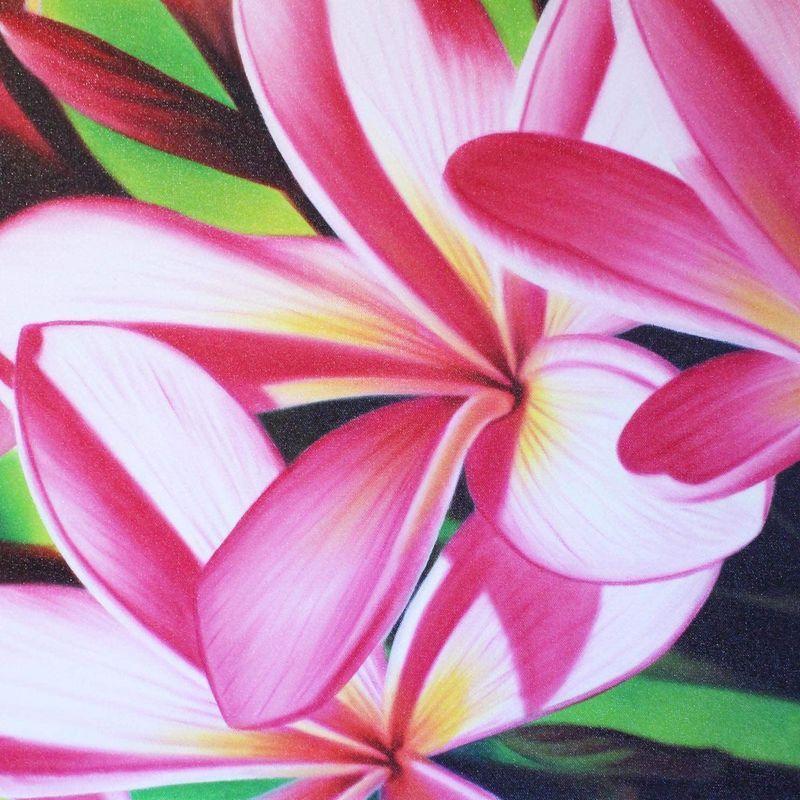 絵画 90 1cm 花 葉っぱ 南国テイスト リゾート風 プルメリア ピンク インテリア アジアン雑貨 Hotlife 通販 Yahoo ショッピング