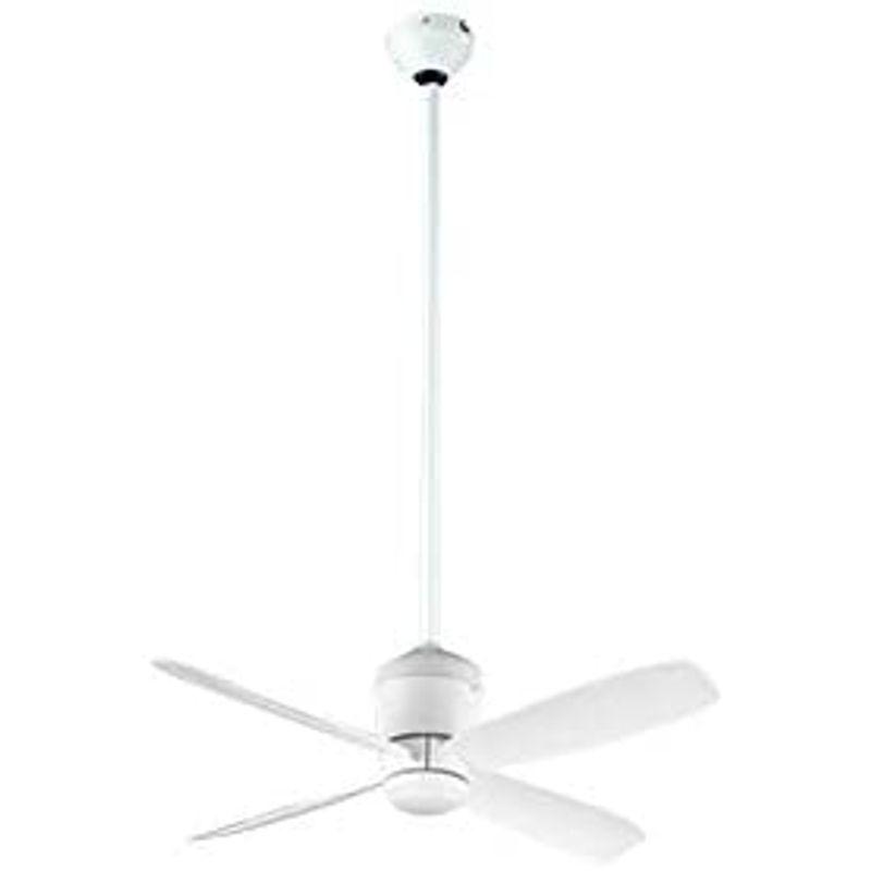 オーデリック シーリングファン ホワイト 軽量 DCモーター大風量 吹き抜け 傾斜天井 リモコン 簡易取付 OCC-076