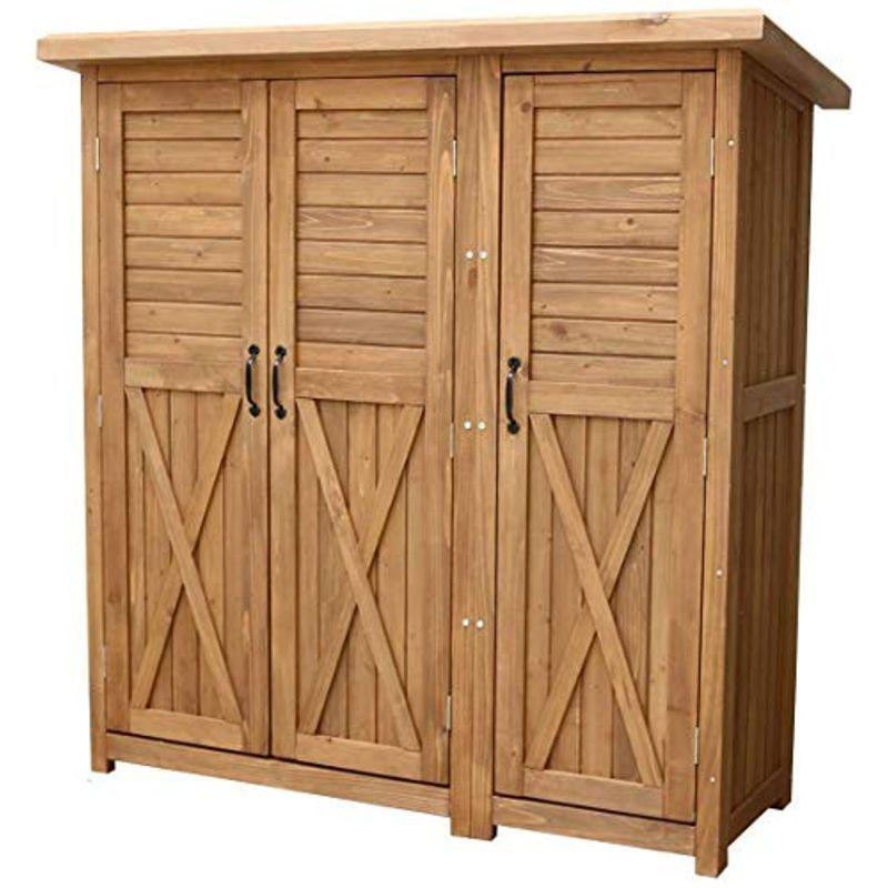 物置 倉庫 収納庫 屋外 倉庫 天然木 屋外 木製 庭 おしゃれ 北欧 物入れ Hotlife