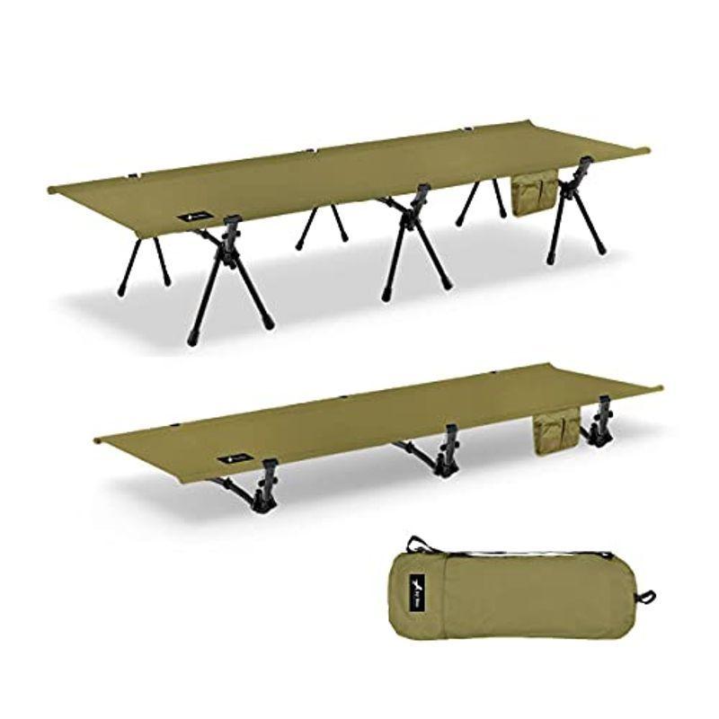 Jey Bloo 2way ジュラルミン コット No.415 ハイロー切替可能 (カーキ)