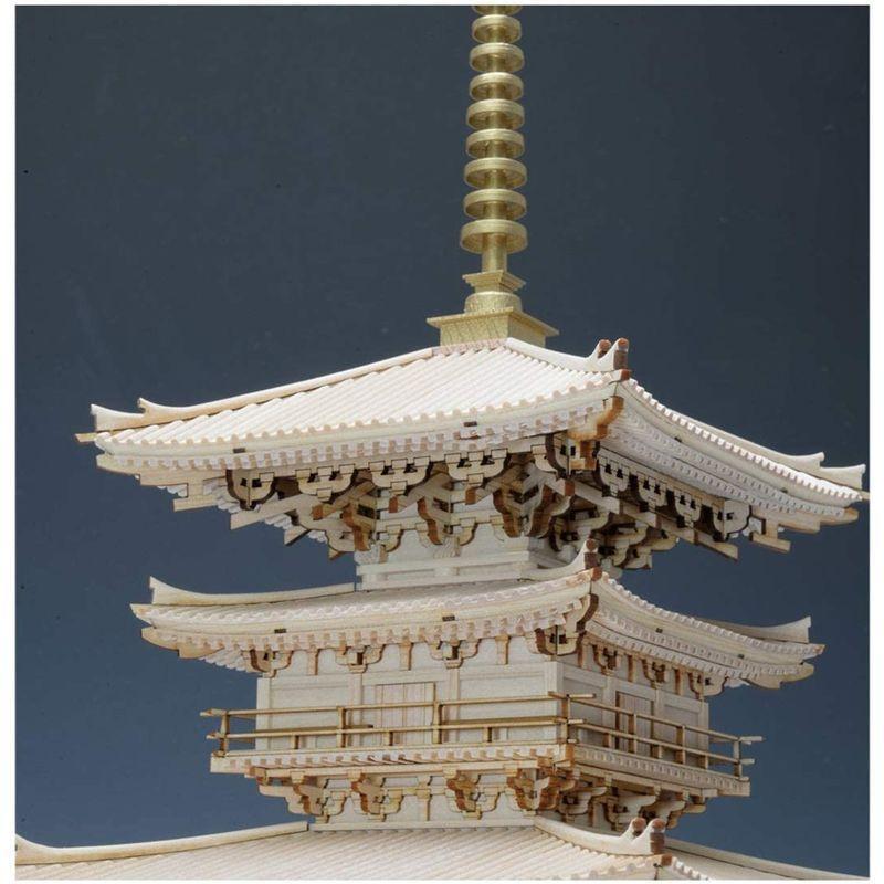 【最安値挑戦中】 ウッディジョー 1/75 薬師寺 東塔 木製模型 組み立てキット 【D6416585715】(22697円)