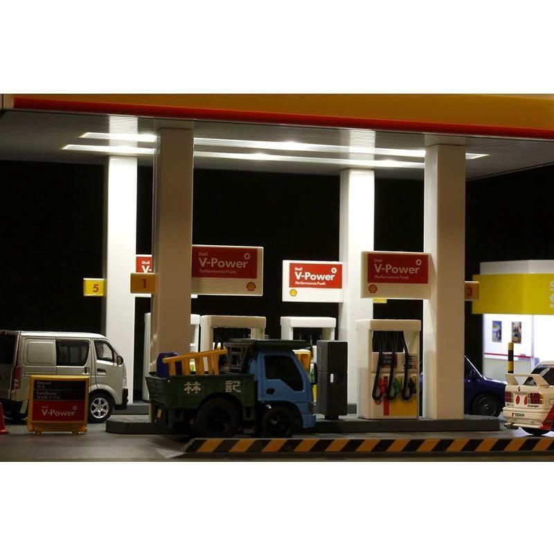 【最安値挑戦中】 TinyQ BQ08 Shell シェル ガソリンスタンド ジオラマセット 【2395783745】(12244円)