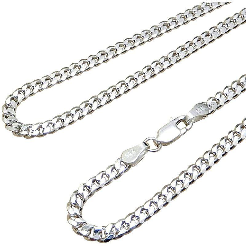 最高の メンズネックレス シルバーネックレス 幅3 4mm 50cm シルバー925 喜平ネックレス シルバーチェーン チェーン ネックレス メンズ ネックレス ペンダント Www 11thspace Com