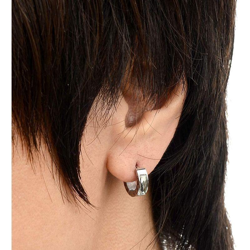 全国宅配無料 Bright Maria マリアブライト メンズ X 19 プレゼント 彼氏 フープピアス ステンレス 片耳用 ピアス ブレスレット Hassoncaterers Com